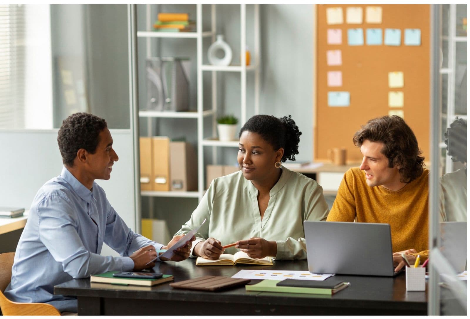 Connect Outsourcing HR team consulting at a client site